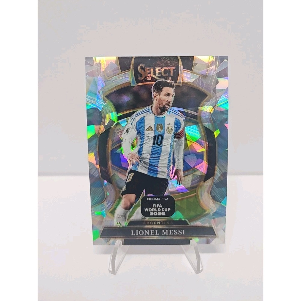 2025 Panini Select FIFA World Cup Lionel Messi Argentina Terrace Cracked Ice #56